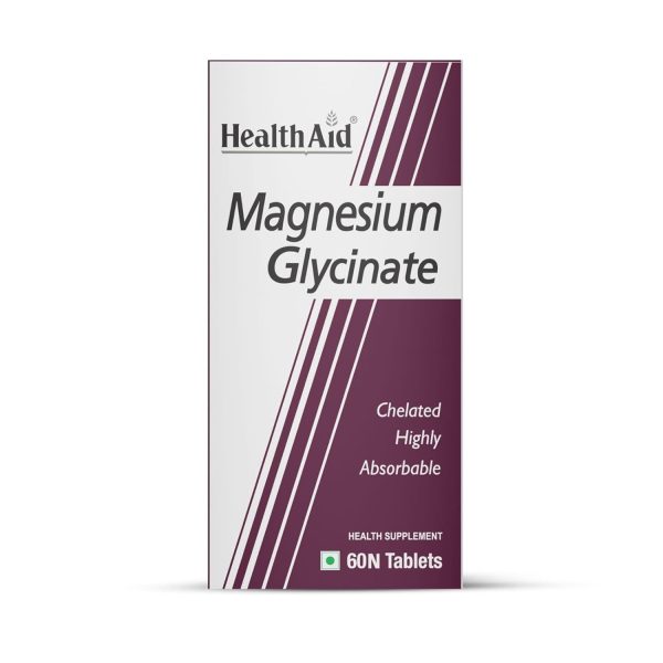 HealthAid Magnesium Glycinate With Zinc Tablets (60 Nos) HealthAid Magnesium Glycinate With Zinc Tablets (60 Nos)
