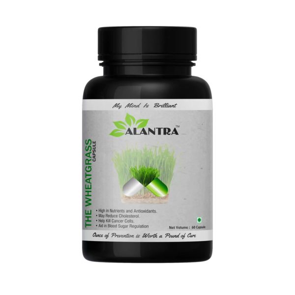 Alantra The Wheatgrass Capsule (60 Pcs) Alantra The Wheatgrass Capsule (60 Pcs)