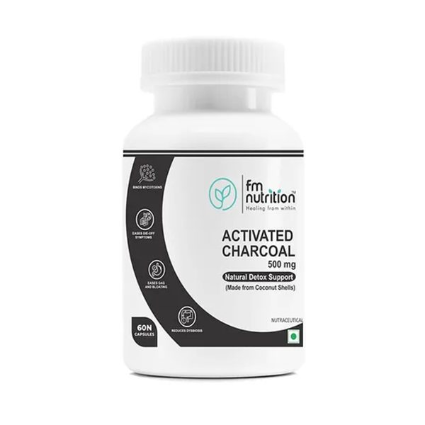 FM Nutrition Activated Charcoal Capsules FM Nutrition Activated Charcoal Capsules