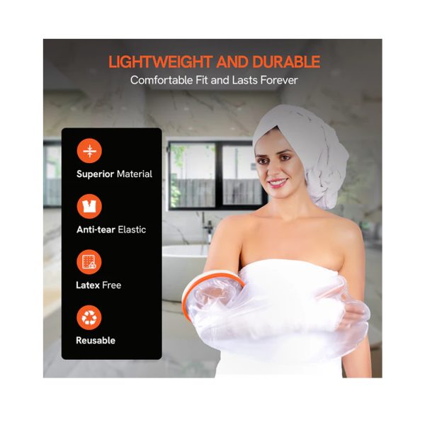 Malu Healthcare Waterproof Cast Protector for Arm