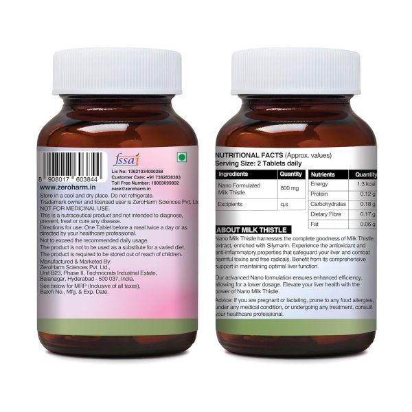Zeroharm Sciences Holistic Milk Thistle