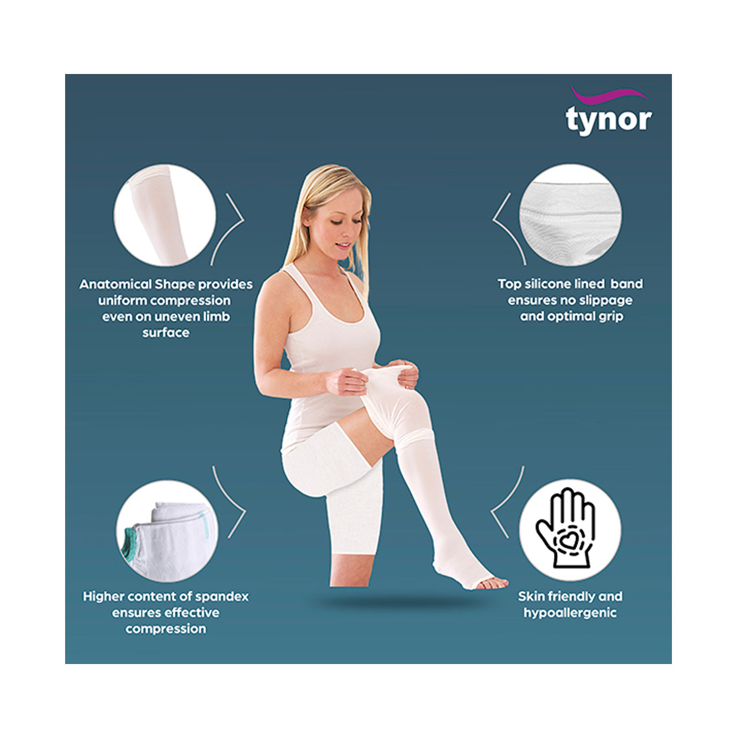 dvt stockings above knee