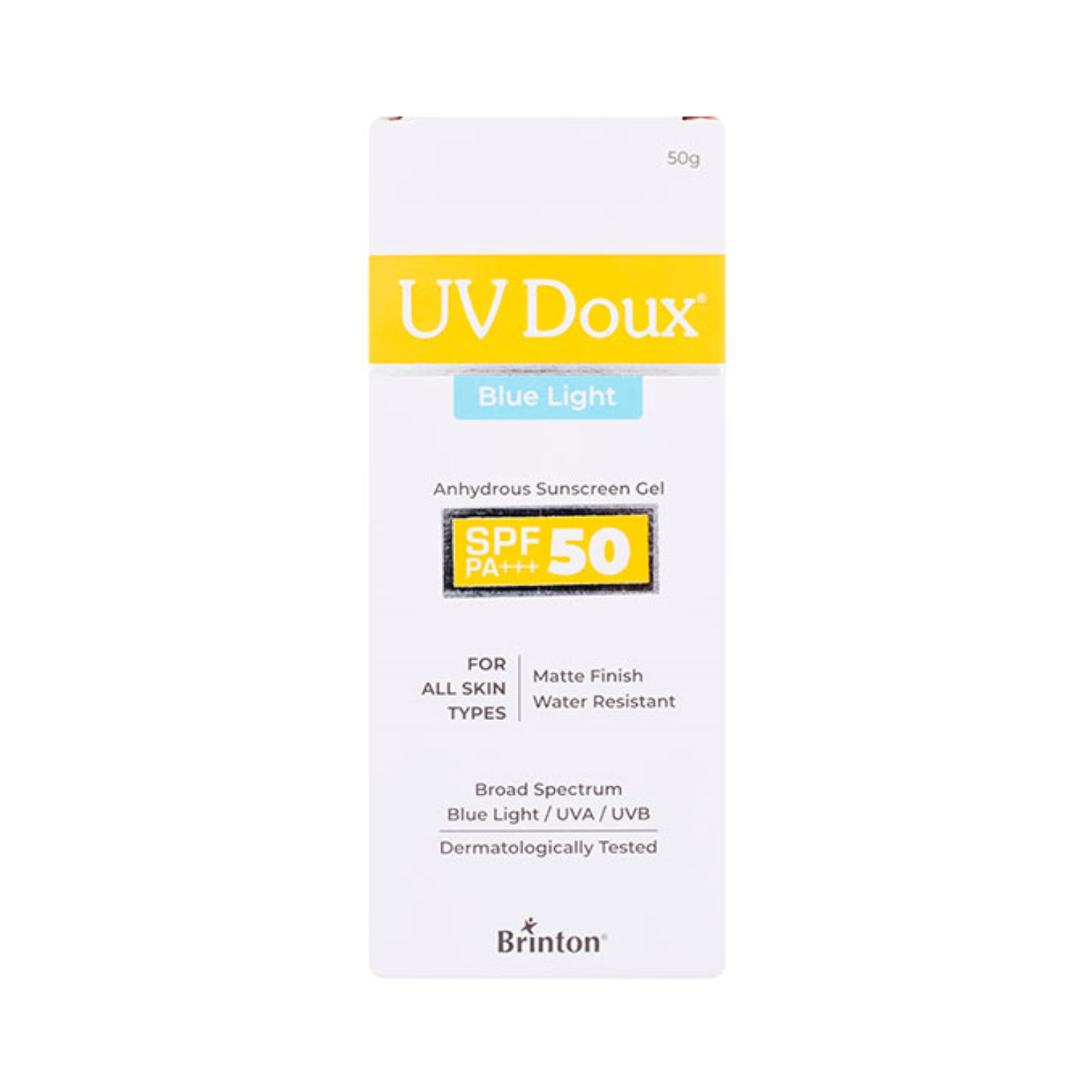 UV Doux Blue Light SPF 50 Sunscreen Gel – 50gm