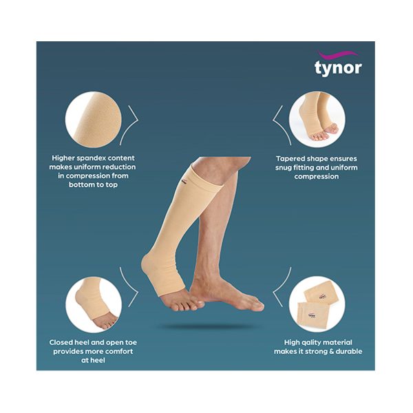 below knee elastic stockings