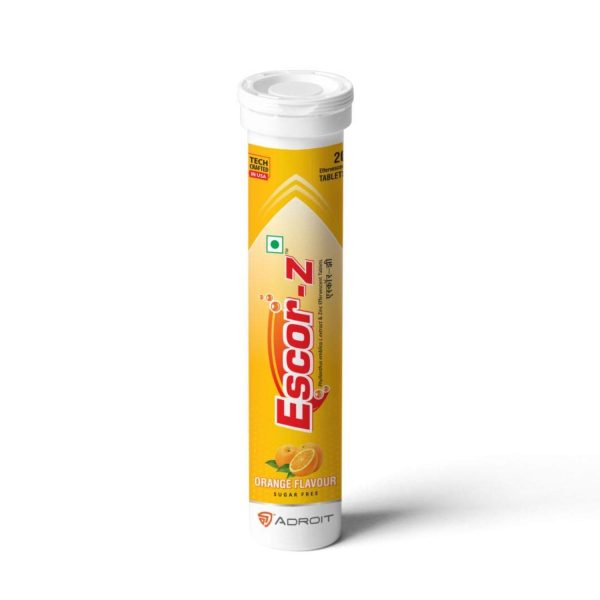 Escor Z 20 Tablets (Orange Flavour) Escor Z 20 Tablets (Orange Flavour)
