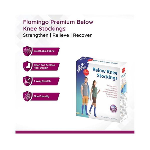 Flamingo below knee stockings