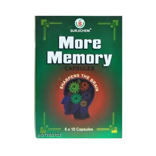 Surjichem More Memory Capsules (60 Nos) Surjichem More Memory Capsules (60 Nos)