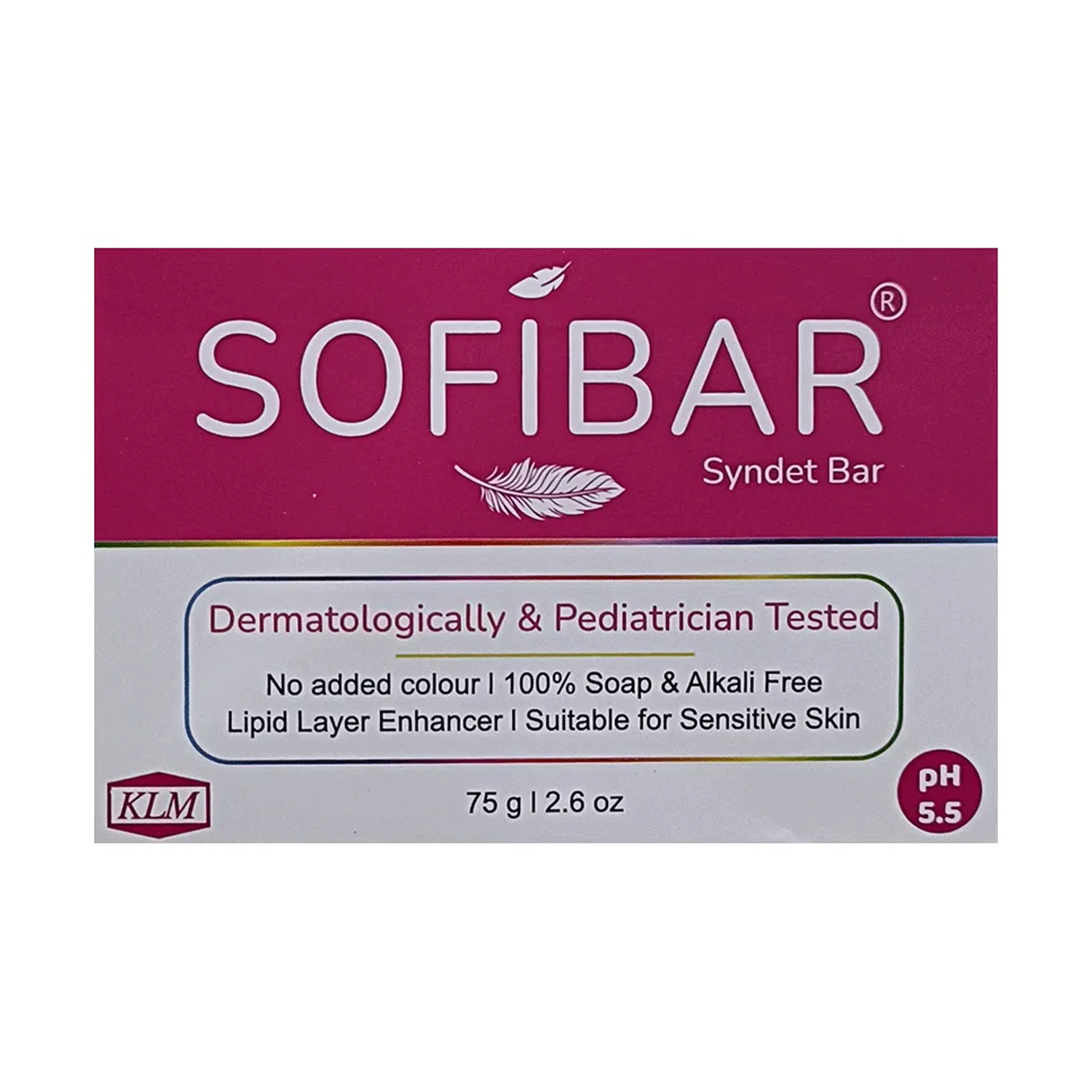 Sofibar Syndet Bar 75gm