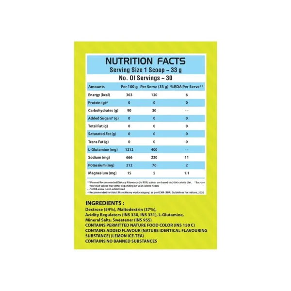 Nutrition facts
