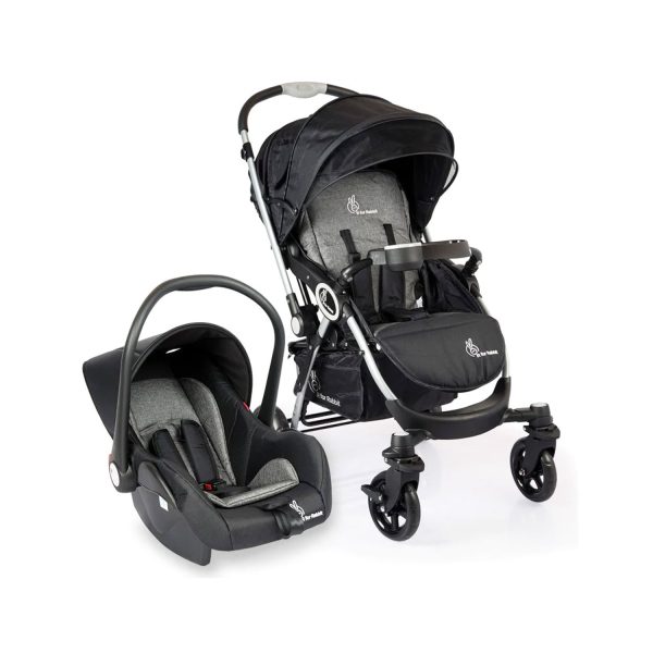 sd178.jpg R for Rabbit Chocolate Ride Travel System Black Gray