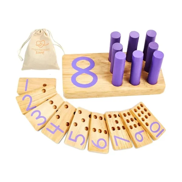 Albio India Wooden Number Cylinder Board (AKW 1140) Albio India Wooden Number Cylinder Board (AKW 1140)