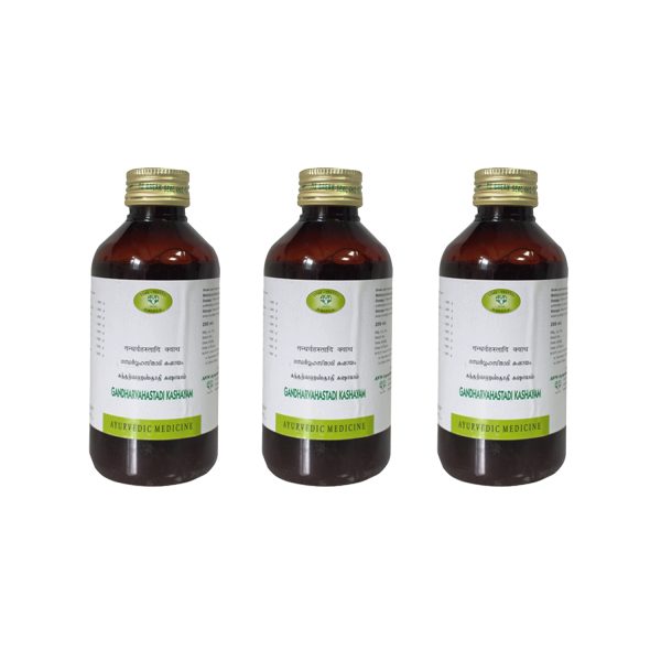 AVN Gandharvahastadi Kashayam 200ml (Pack of 3) AVN Gandharvahastadi Kashayam 200ml (Pack of 3)