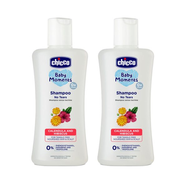 Chicco No Tears Bath Shampoo 200ml (Pack of 2)
