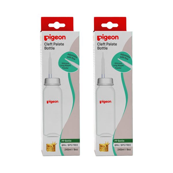 Pigeon Feeder with Long Nipple for Cleft Palate 240ml (Pack of 2) Pigeon Feeder with Long Nipple for Cleft Palate 240ml (Pack of 2)