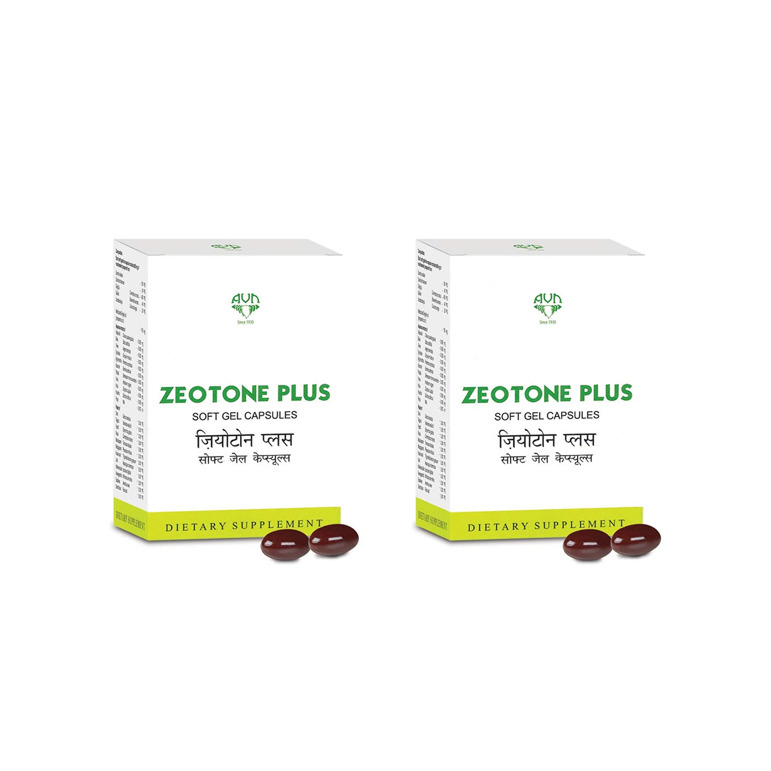 Zeotone Plus Soft Gel Capsules 10 nos (Pack of 2)