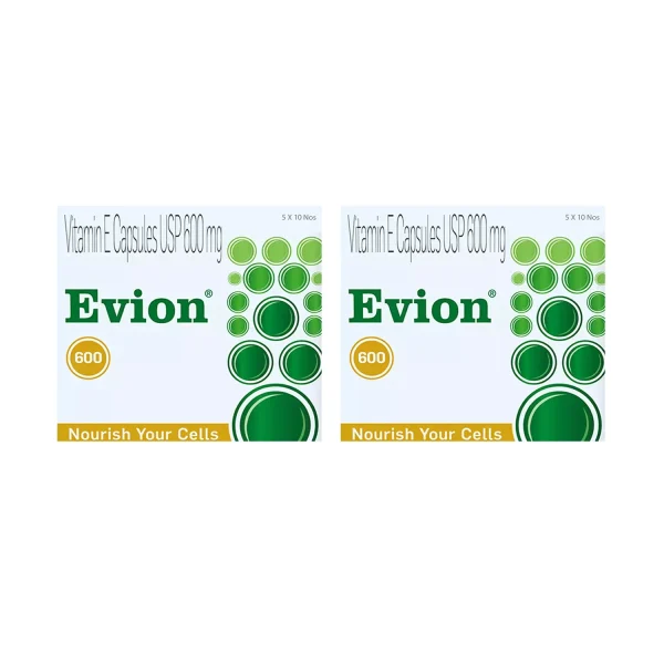 Evion 600 Capsules -5x10s (Pack of 2) Evion 600 Capsules -5x10s (Pack of 2)