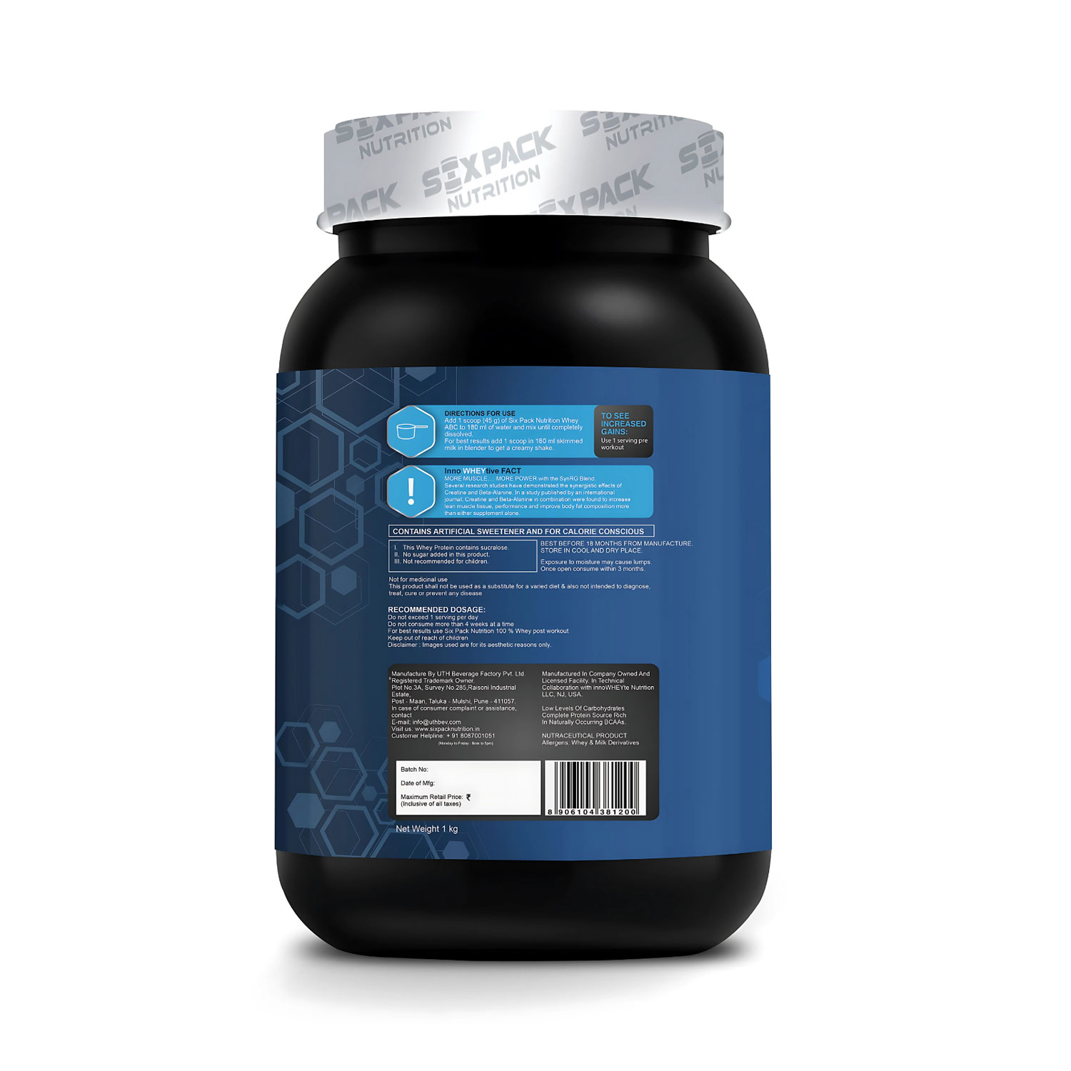 Six Pack Nutrition Protein Powder Chocolate