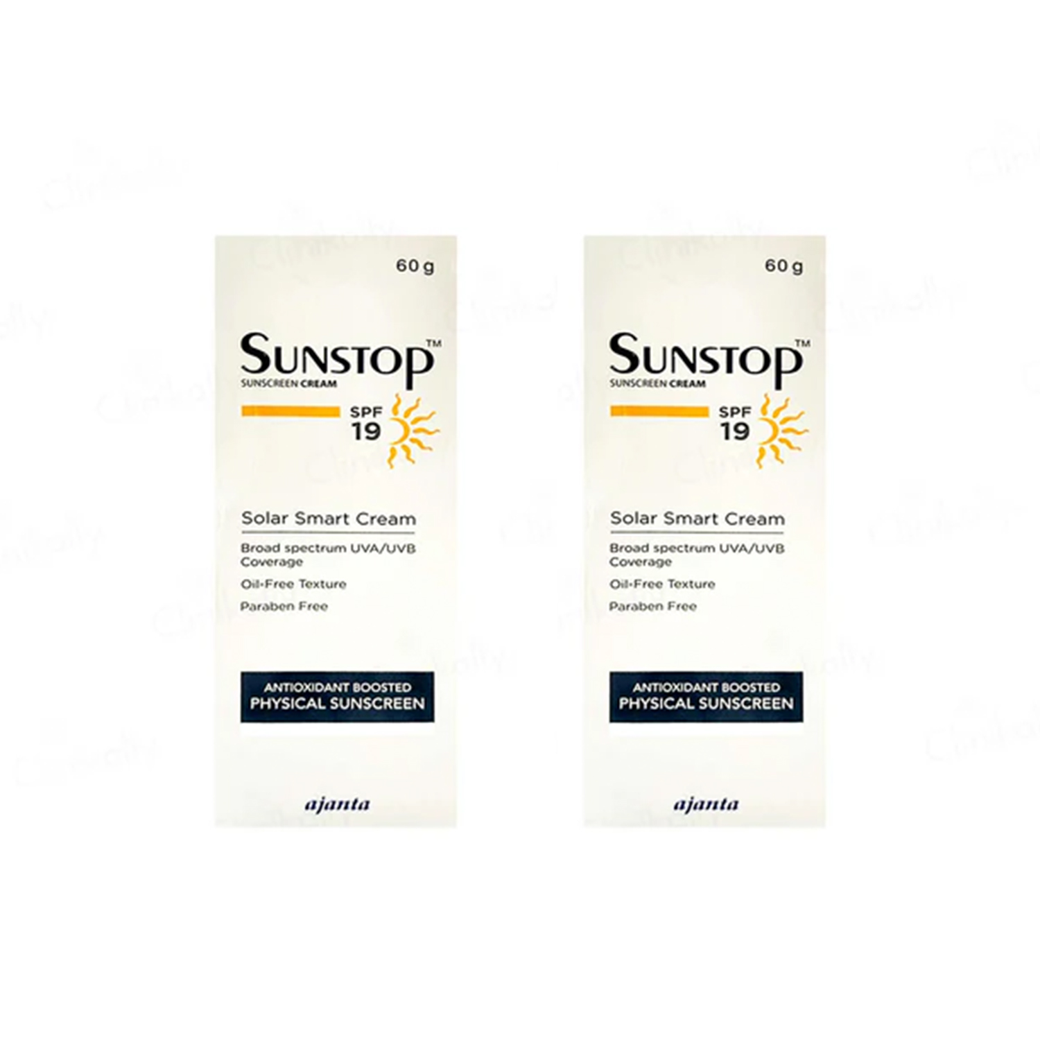 Sunstop 19 Sunscreen Cream (60 gm) Pack of 2