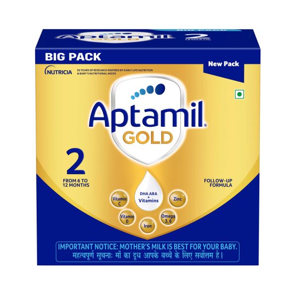 Aptamil Gold 2 Follow up Infant Formula Powder Stage 2 - 1.2kg Aptamil Gold 2 Follow up Infant Formula Powder Stage 2 - 1.2kg