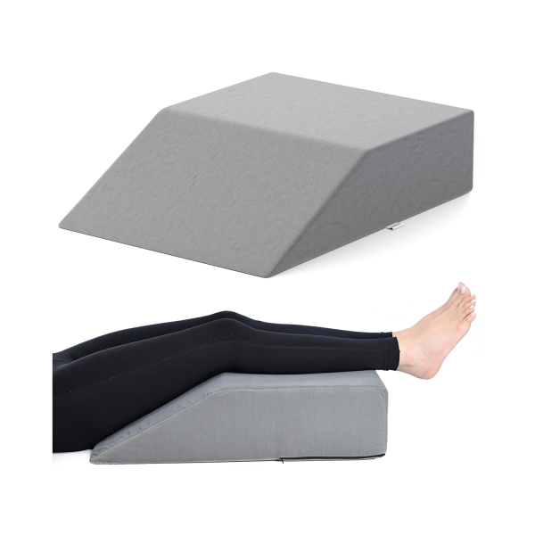 Fovera Leg Elevation Support (Velvet Grey) - Small