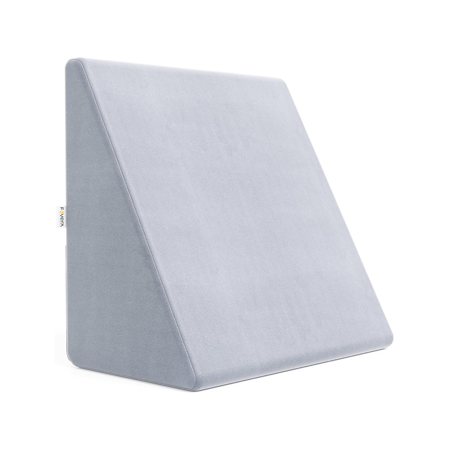 Fovera Adjustable Acid Reflux Bed Wedge Orthopedic Support (Velvet Grey) – Medium 11 Inches