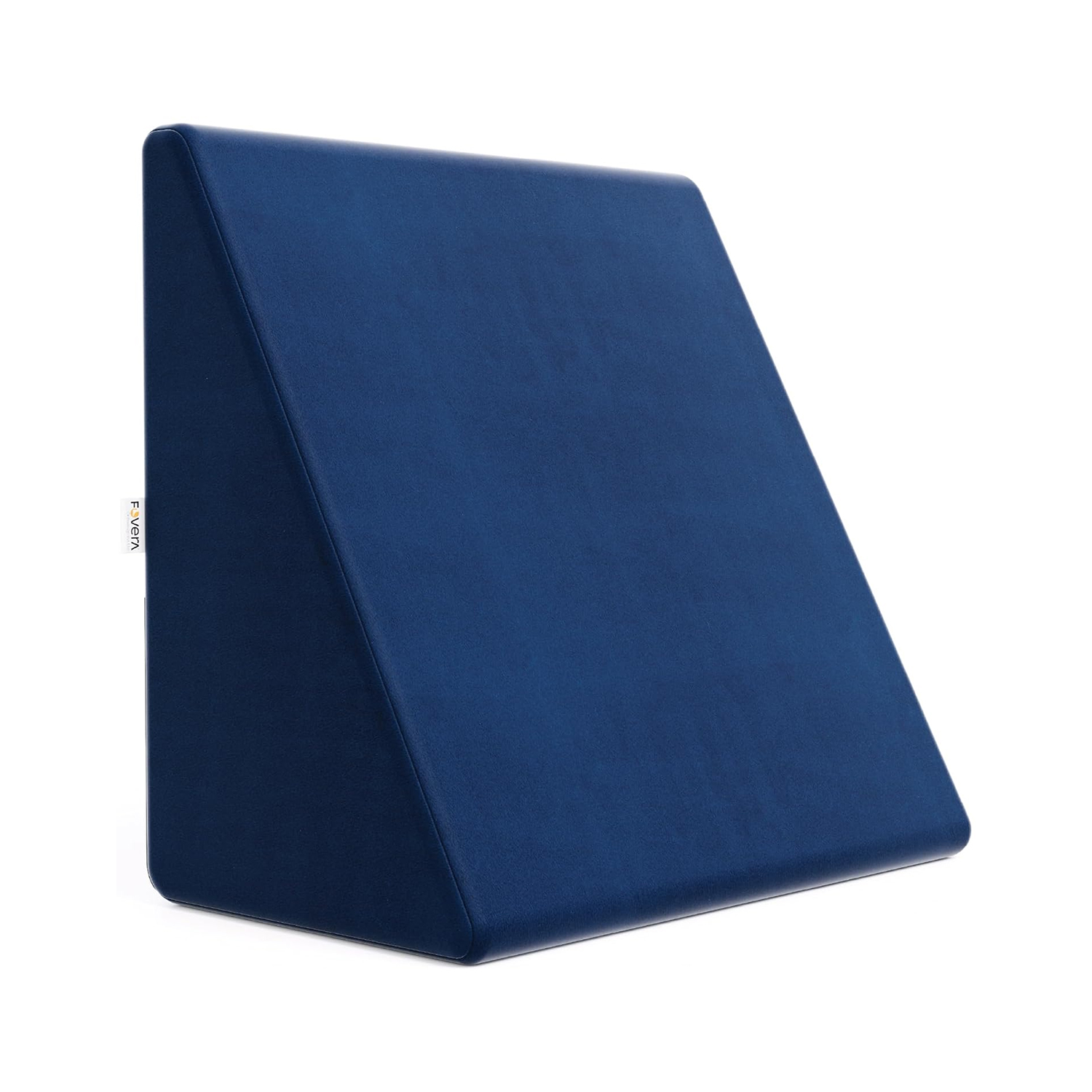 Fovera Adjustable Acid Reflux Bed Wedge Orthopedic Support (Velvet Navy Blue) – Medium 11 Inches