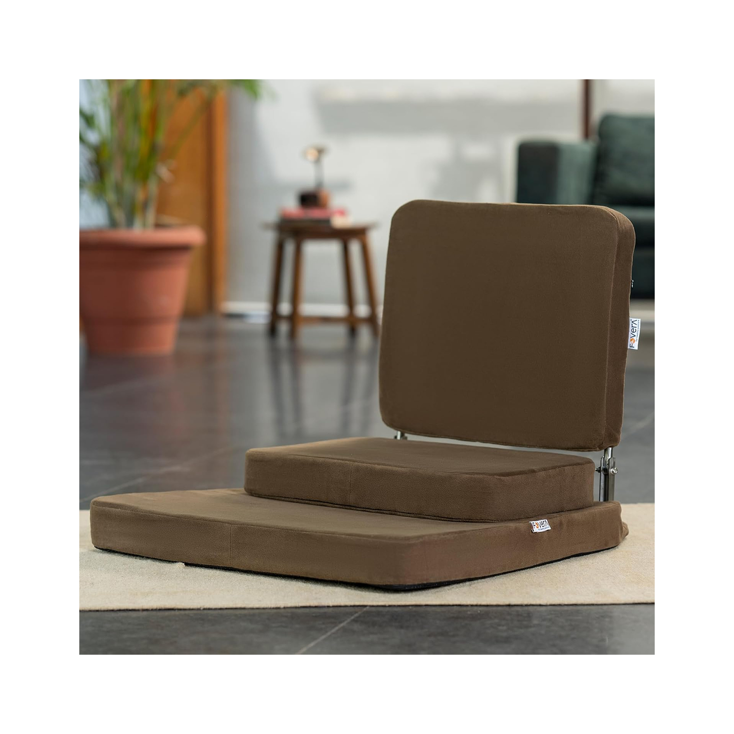 Fovera Meditation Chair (Velvet Brown)