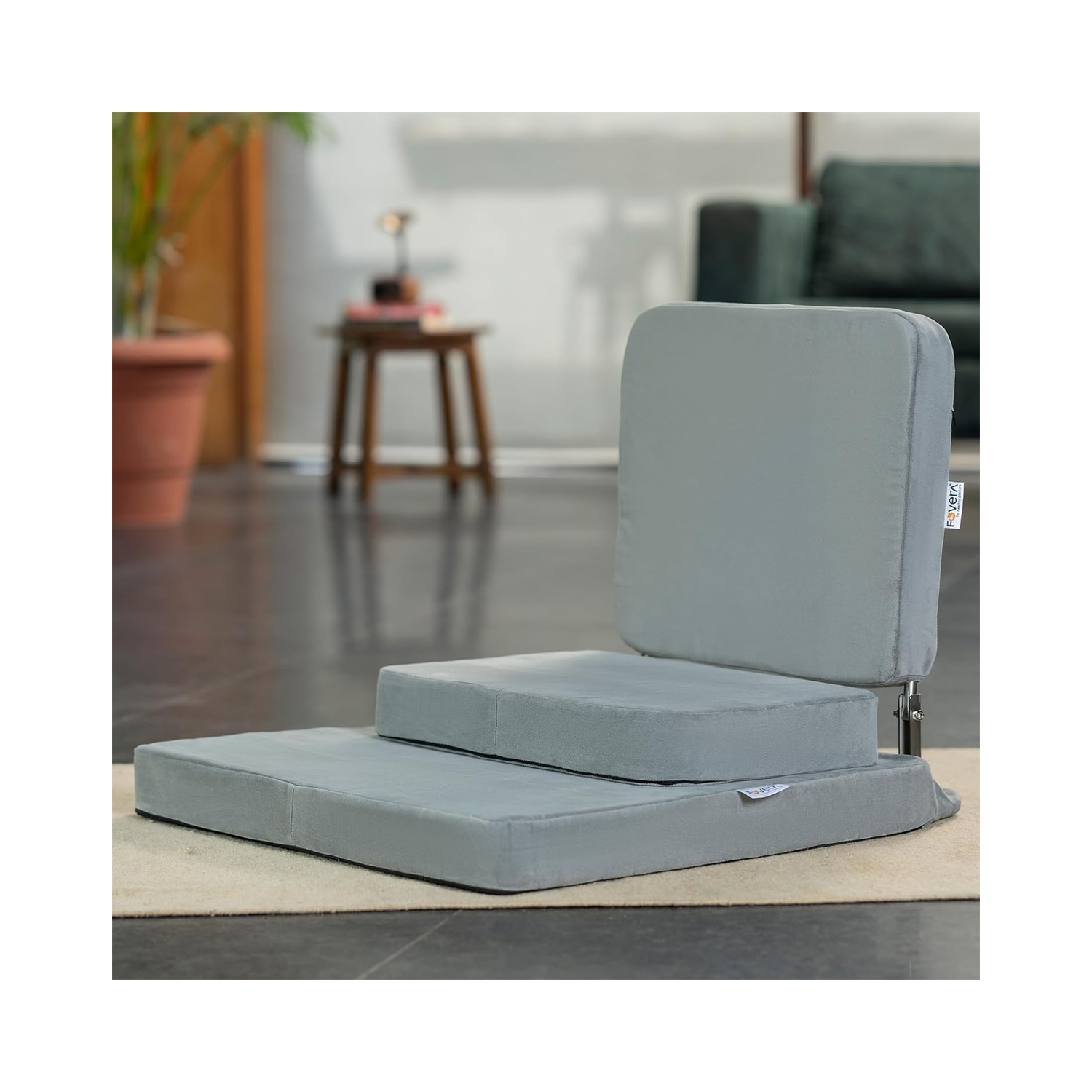 Fovera Meditation Chair (Velvet Grey)