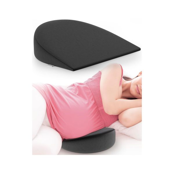Fovera Cool Gel Memory Foam Pregnancy Pillow (Velvet Dark Grey) Fovera Cool Gel Memory Foam Pregnancy Pillow (Velvet Dark Grey)