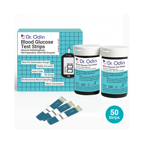 Dr. Odin Blood Glucose Test Strips AC307 GDH (50 Strips) Dr. Odin Blood Glucose Test Strips AC307 GDH (50 Strips)