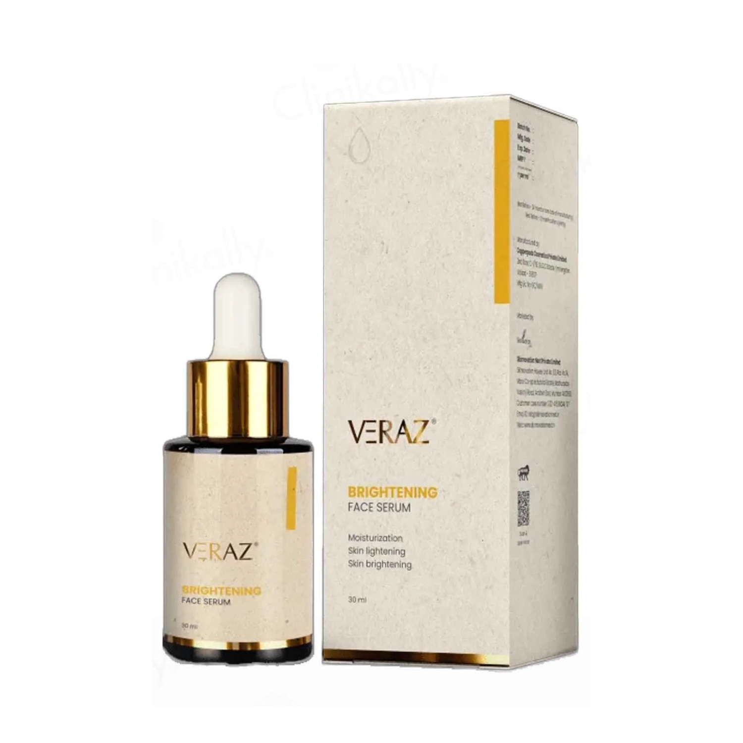 VERAZ Brightening Face Serum 30ml