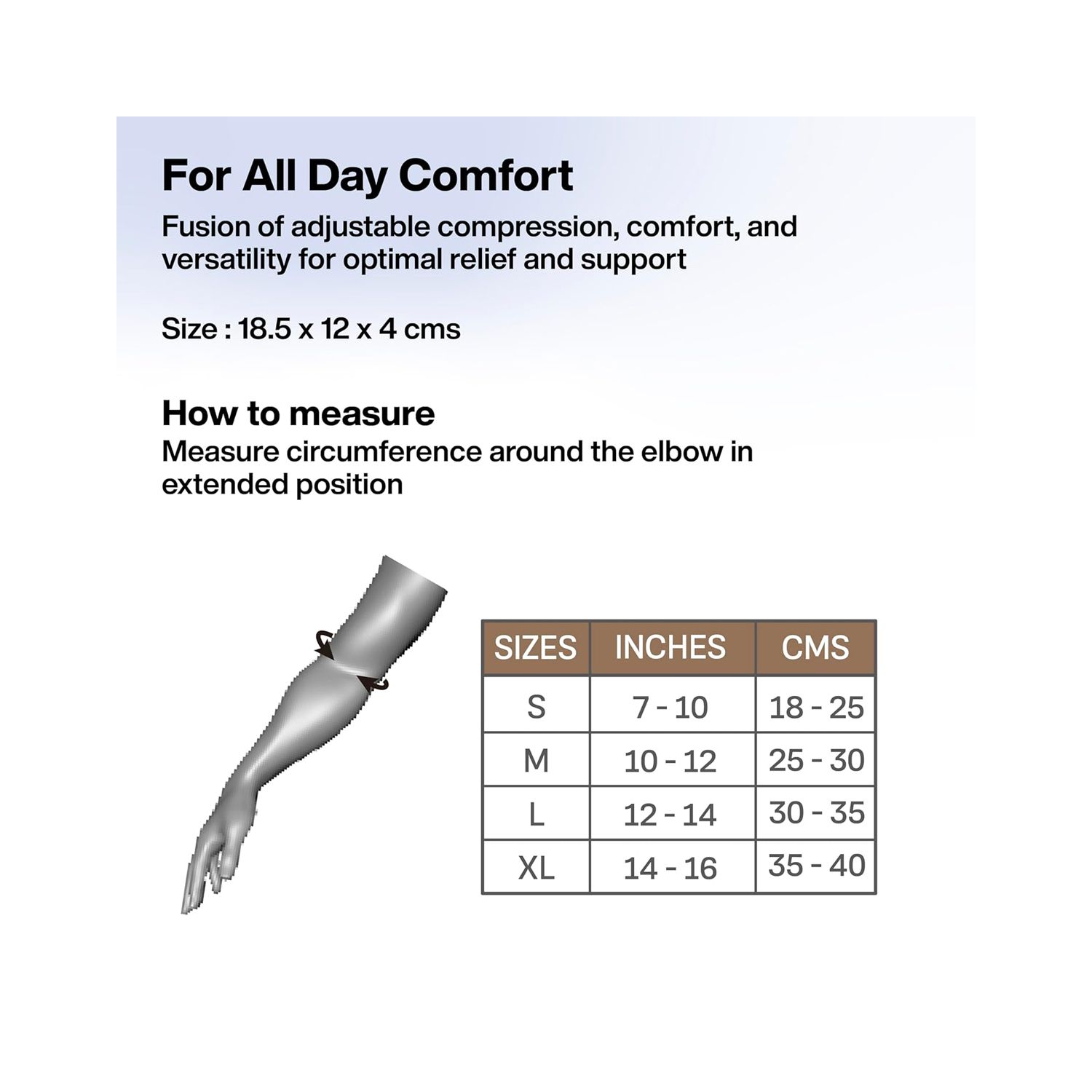 FOVERA-Elbow-Support-Brace-with-Strap-3