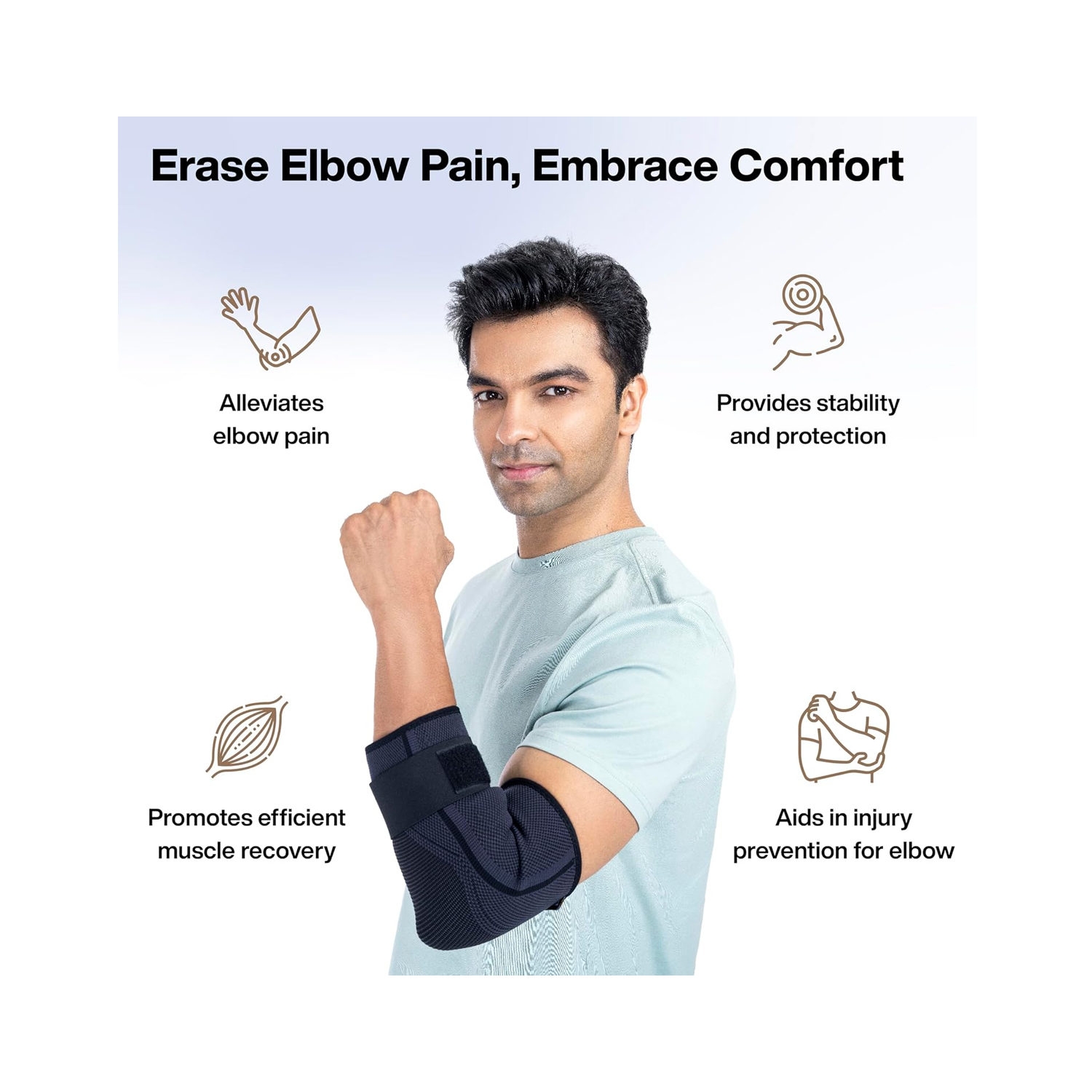 FOVERA-Elbow-Support-Brace-with-Strap-5