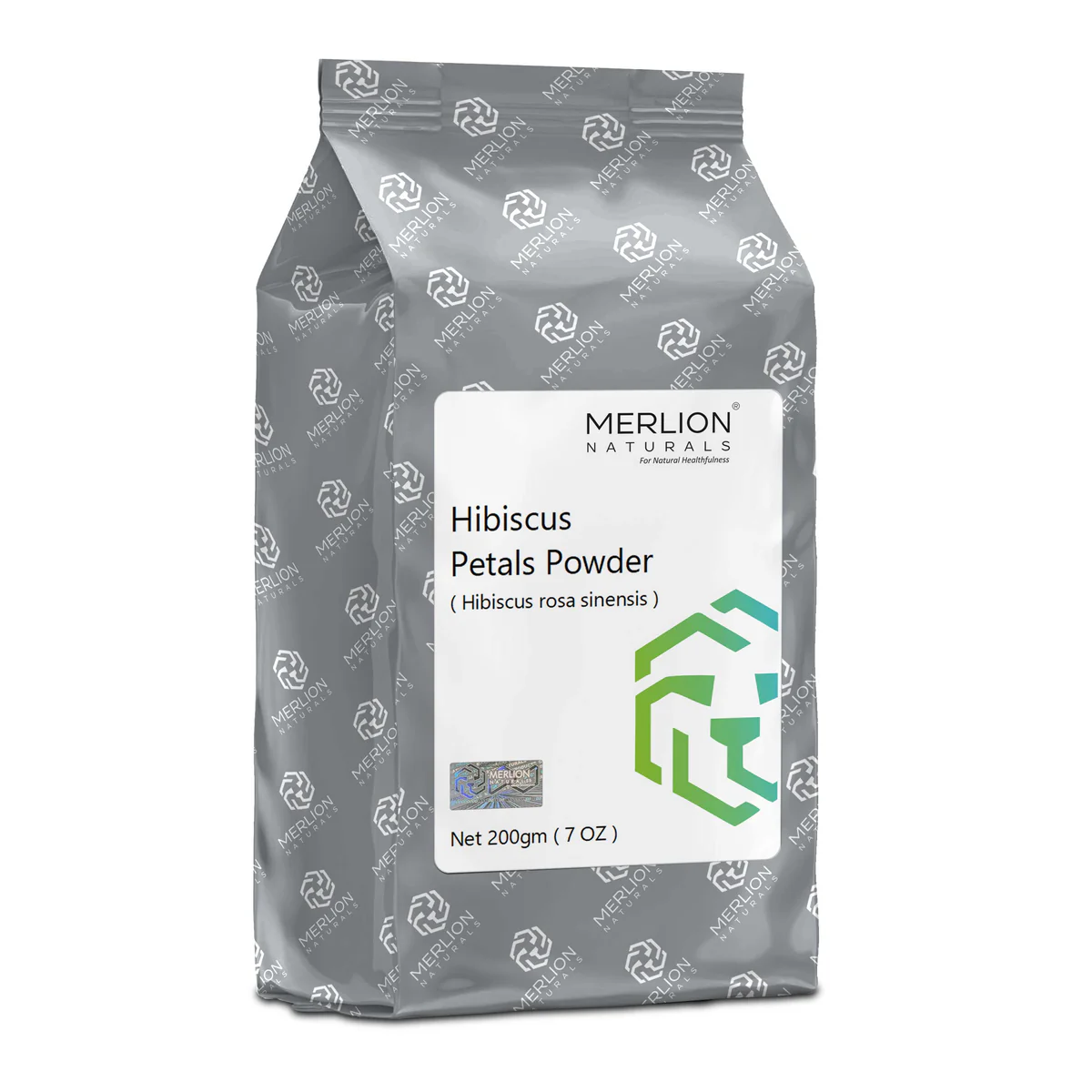Merlion Naturals Hibiscus Petals Powder, Hibiscus Rosa Sinensis 200gm