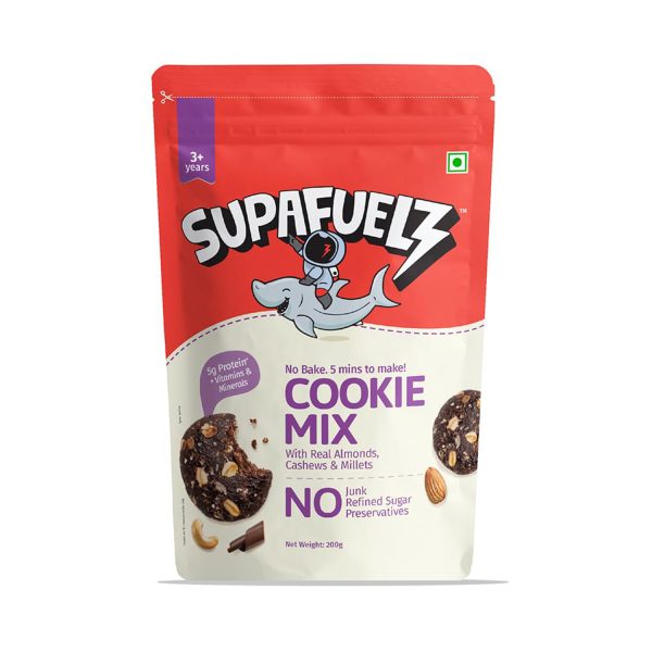Supafuelz No-Bake Cookie Mix 3 Years and Above (200 Gm)