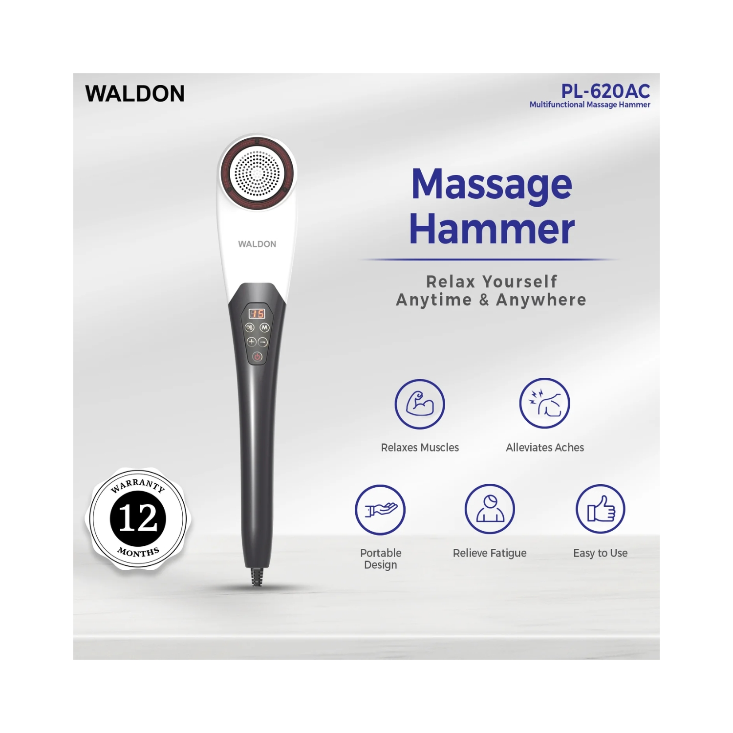 Waldon Multifunctional Massage Hammer PL-620AC (2)