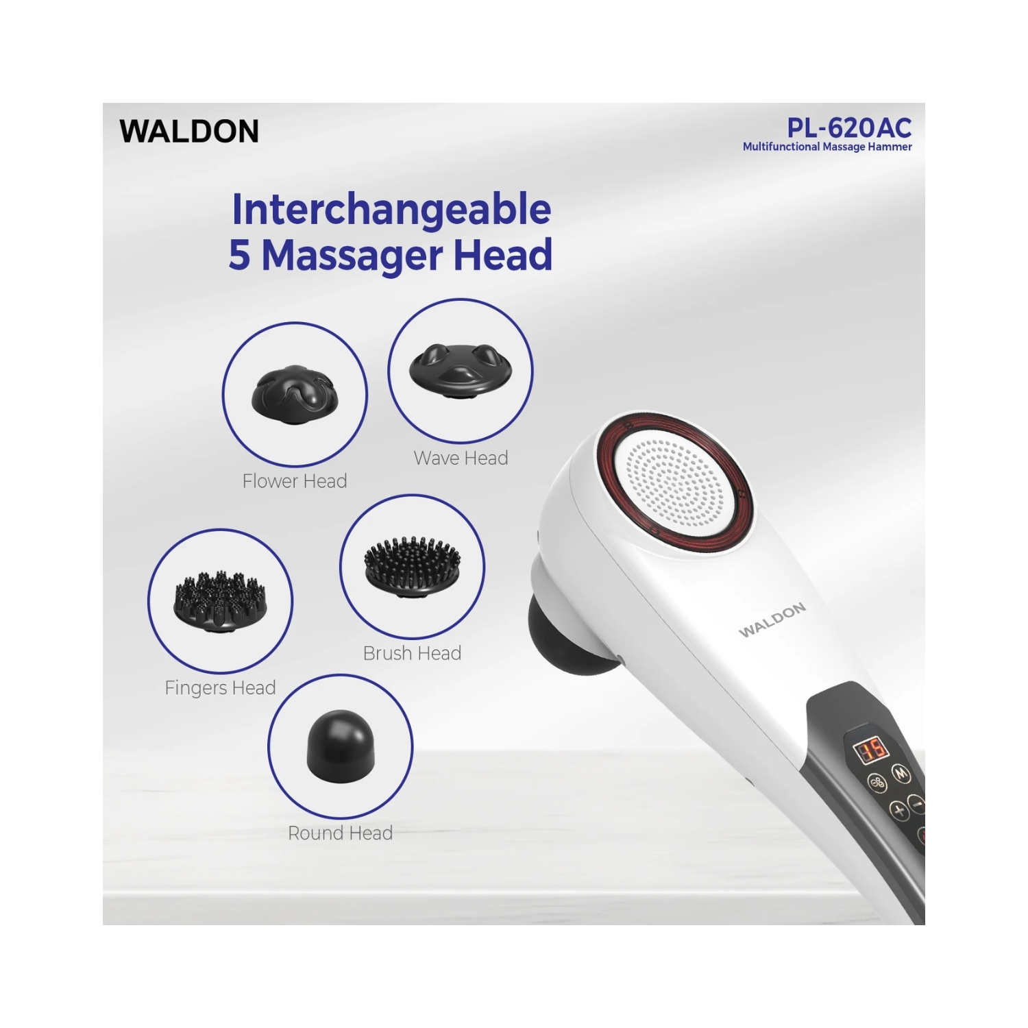 Waldon Multifunctional Massage Hammer PL-620AC (3)