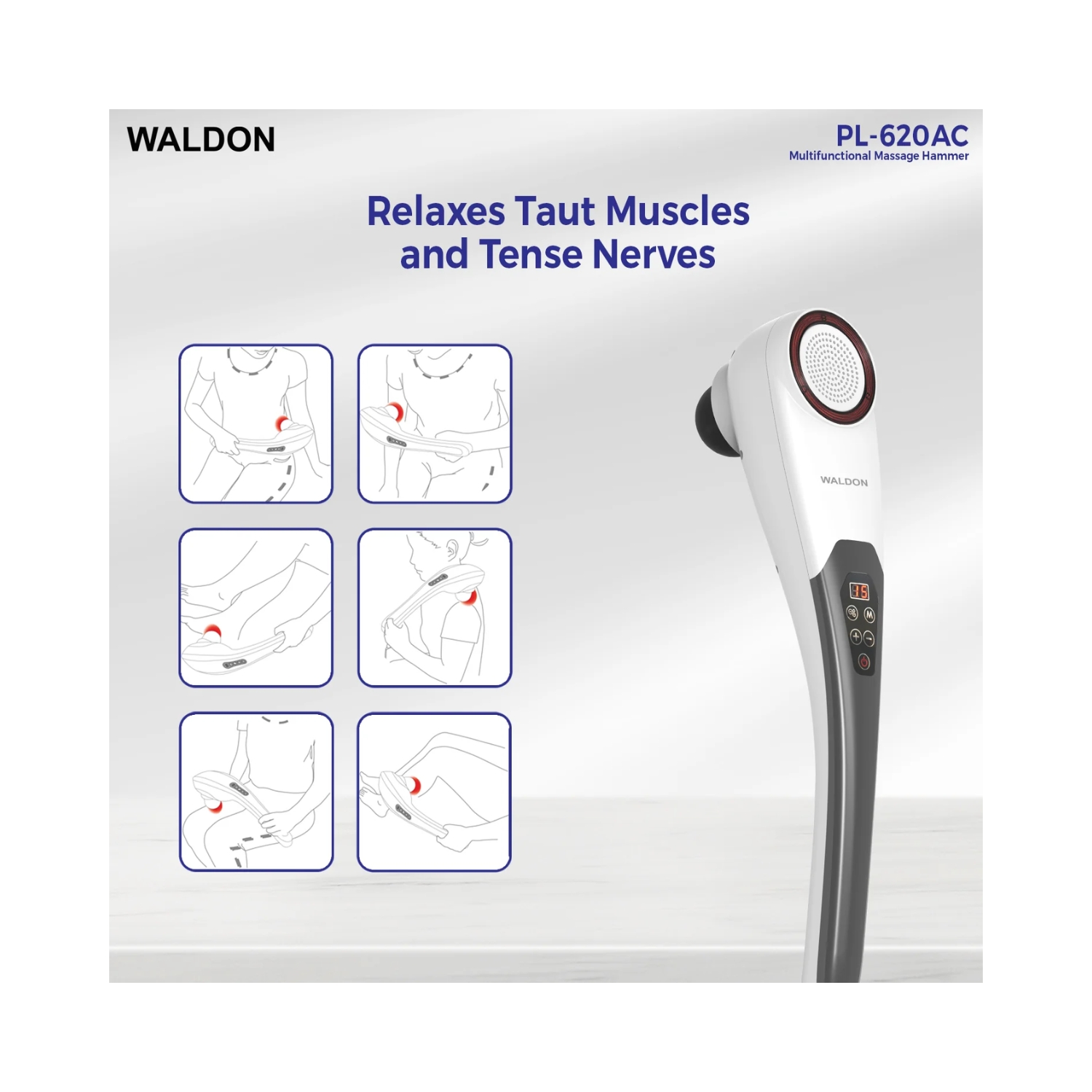Waldon Multifunctional Massage Hammer PL-620AC (4)