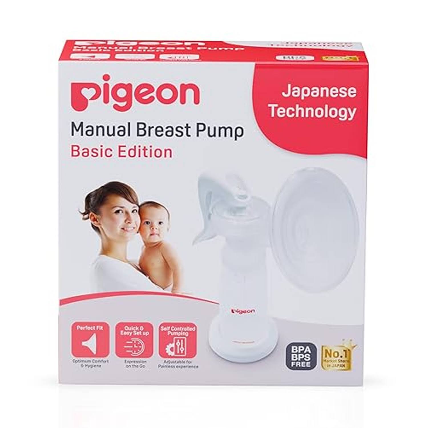 Pigeon Manual Breast Pump with Feeding Set