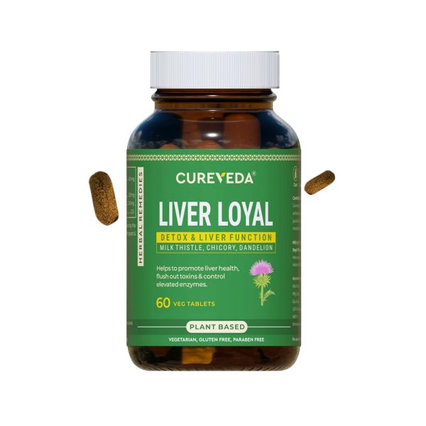 Cureveda Liver Loyal (60 Veg Tablets)