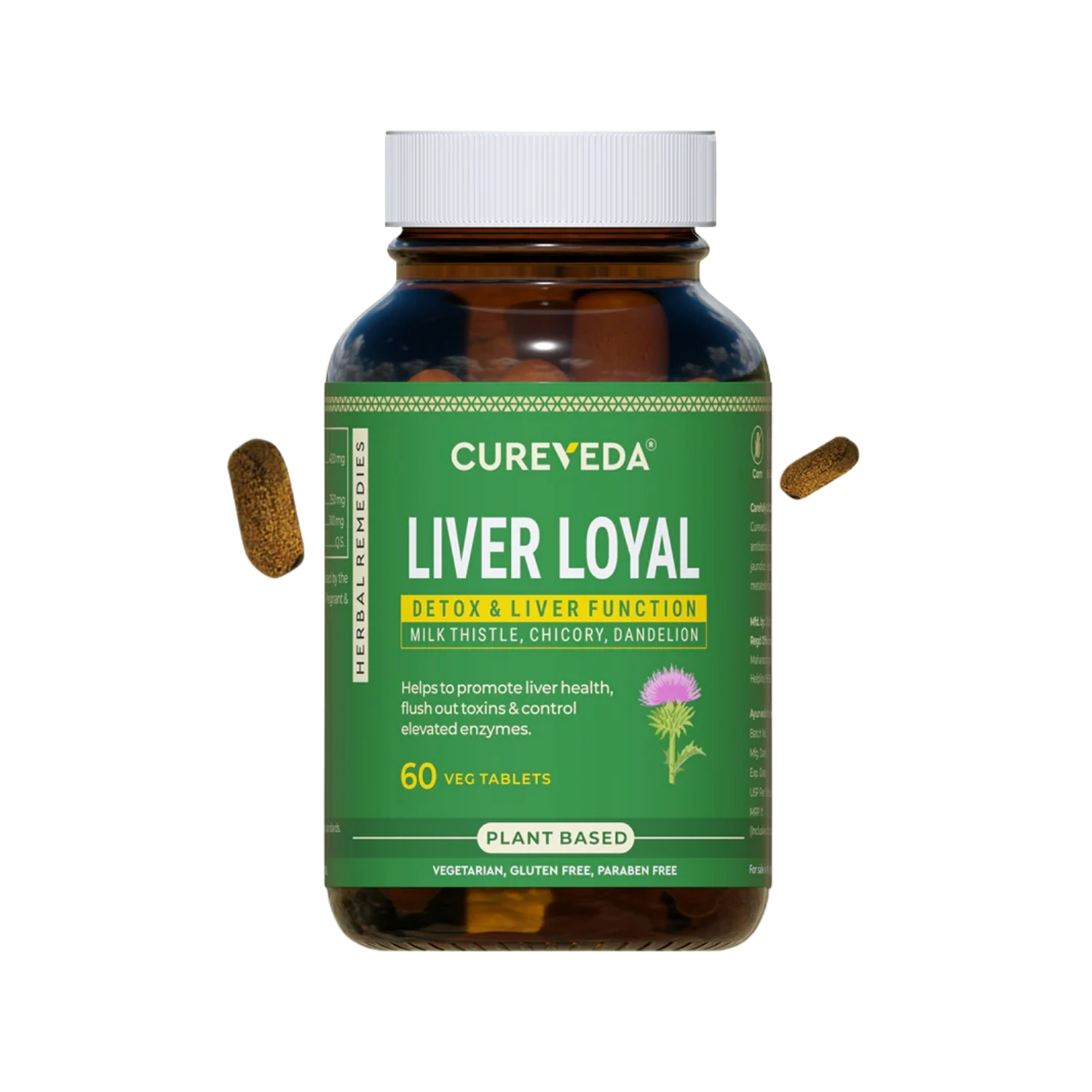 Cureveda Liver Loyal (60 Veg Tablets)