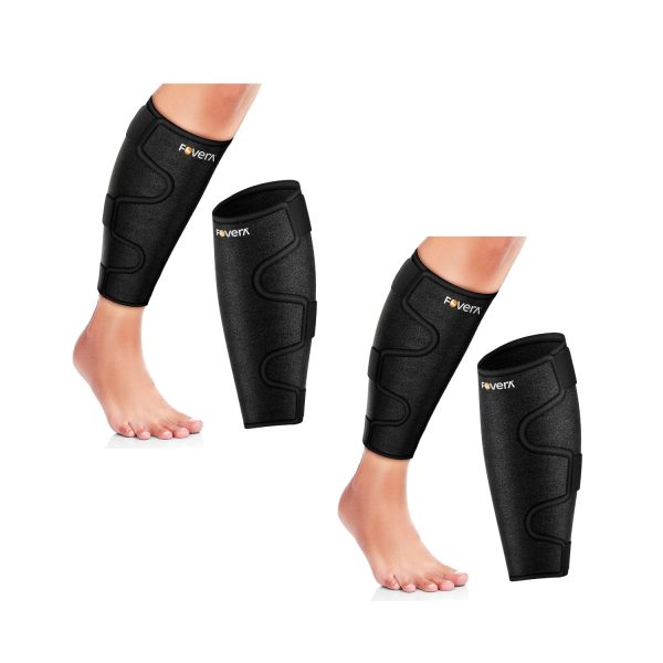 Fovera Adjustable Calf Support Brace (Pack of 2) Fovera Adjustable Calf Support Brace (Pack of 2)