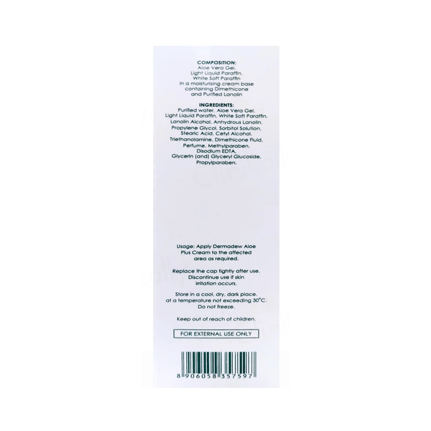 Dermadew Aloe Plus Moisturiser Cream (2)
