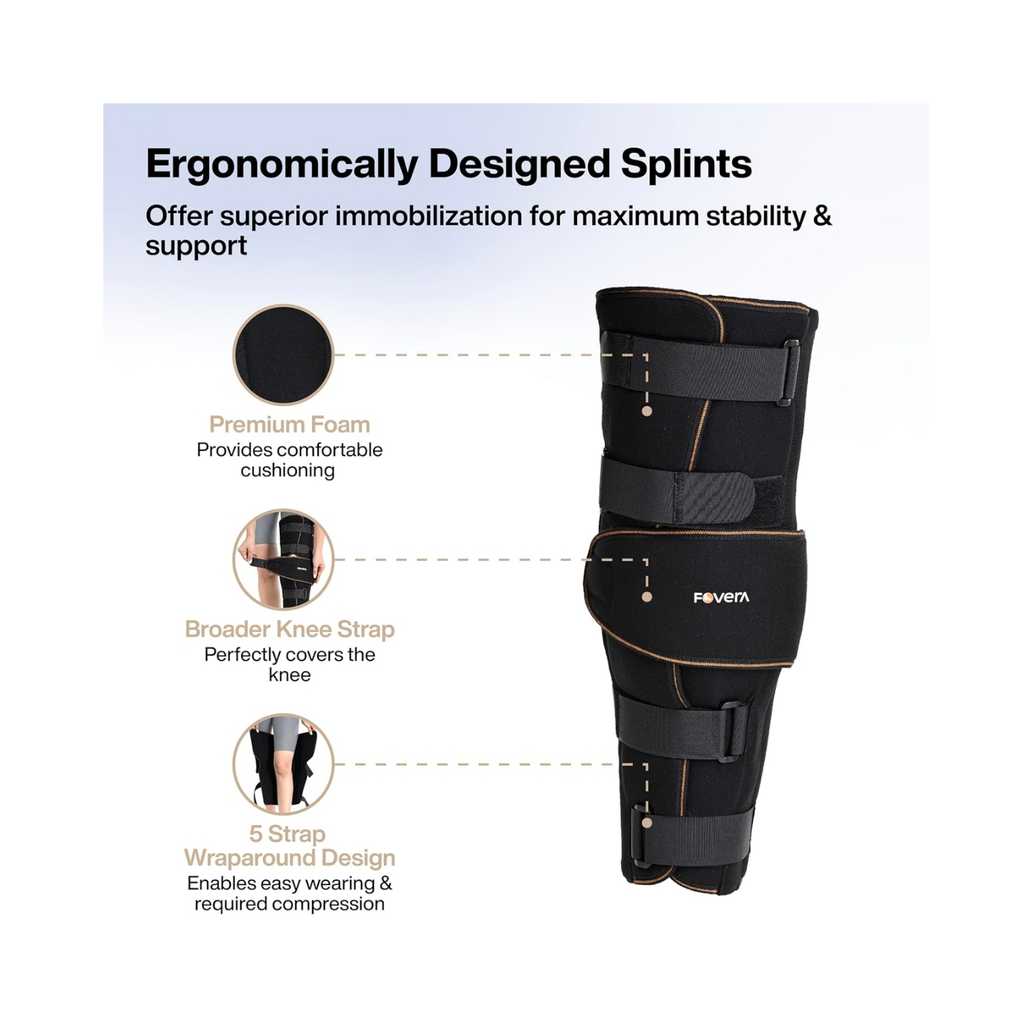 Fovera knee immobiliser (2)