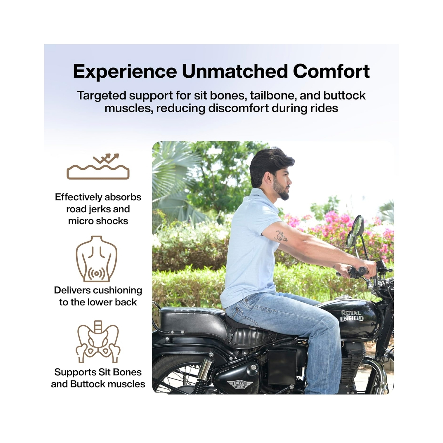 Motorcycle Gel Seat Cushion (3)