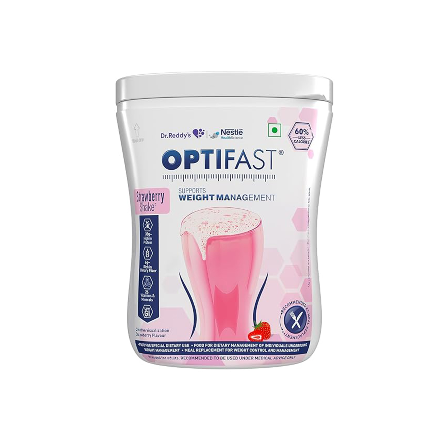 Nestle Optifast Weight Management Meal Replacement Shake Strawberry