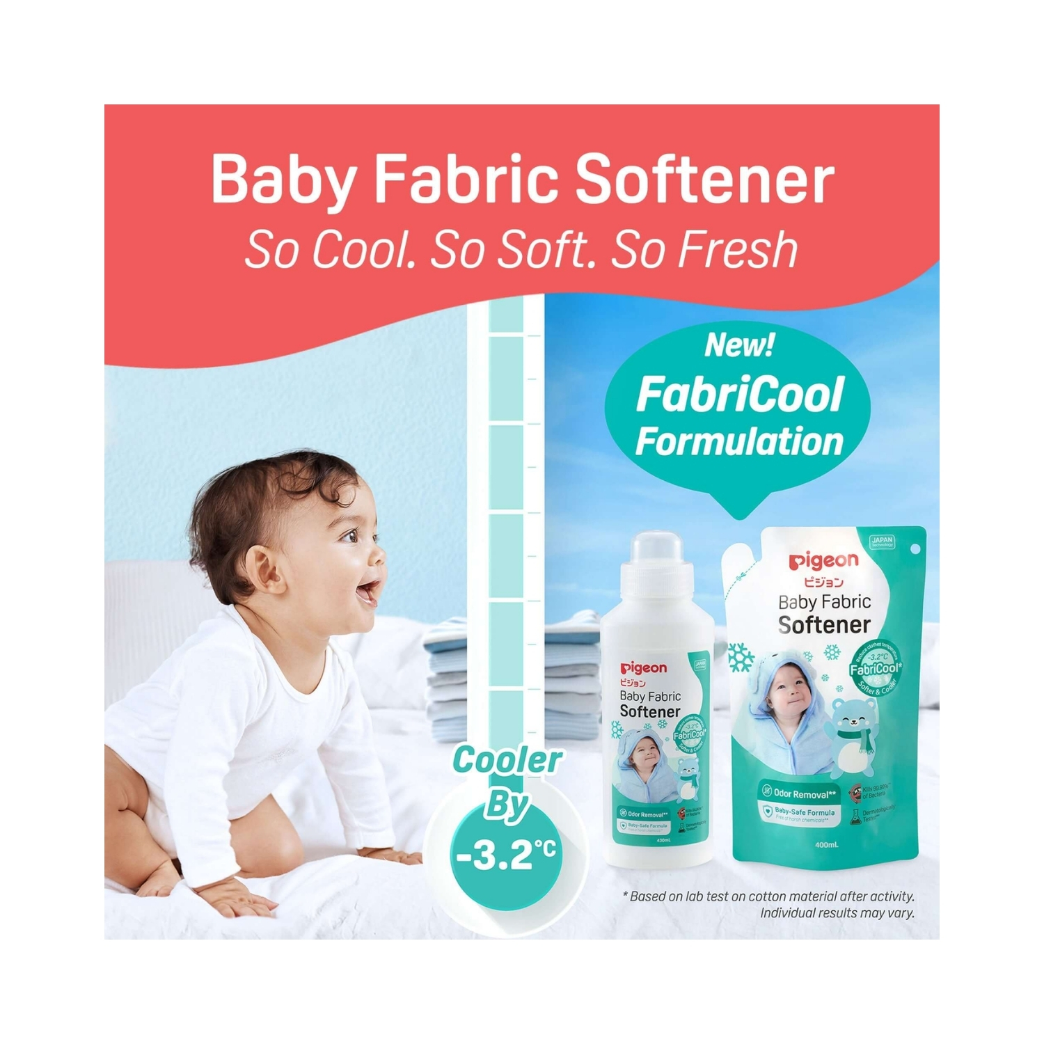 Pigeon Baby Fabric Softener 430ml (2)