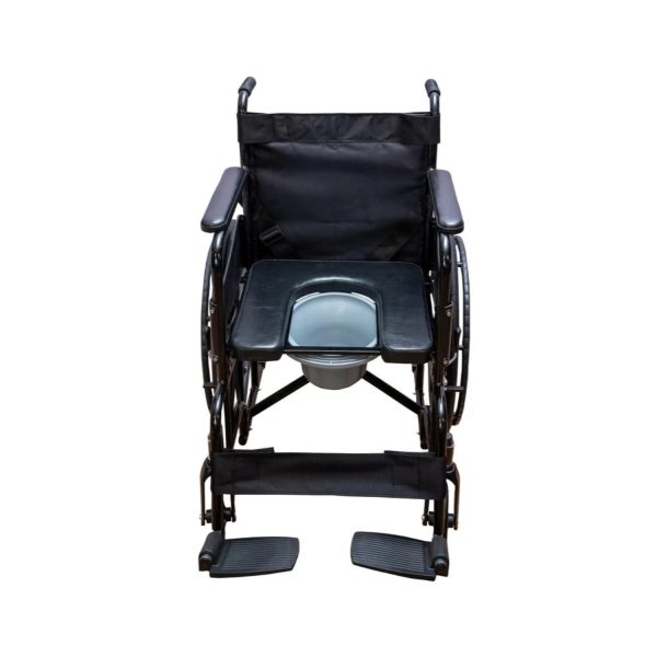 Accusure Wheel Chair with U Commode Seat (WC-2) Accusure Wheel Chair with U Commode Seat (WC-2)