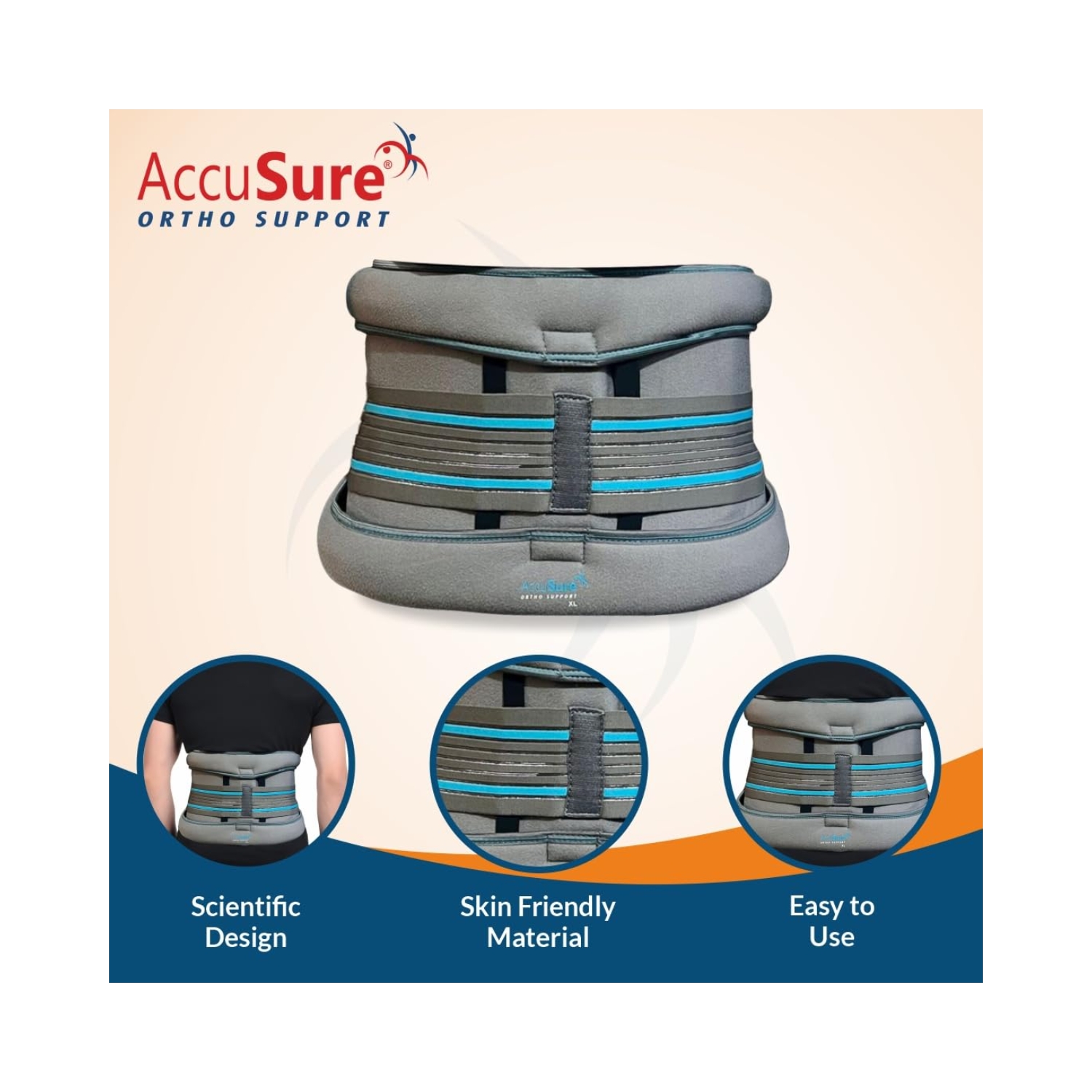 AccuSure Eco Frame Lumbo Support Belt (2)