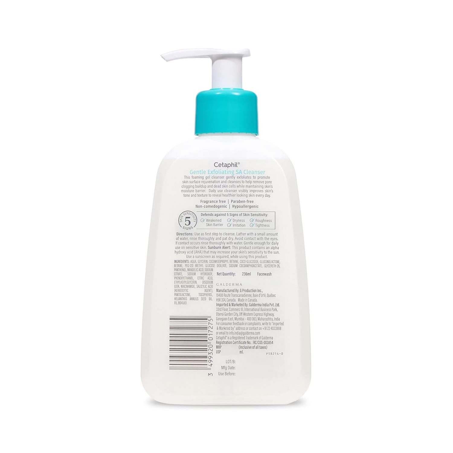 Cetaphil Gentle Exfoliating SA Cleanser 236ml (2)